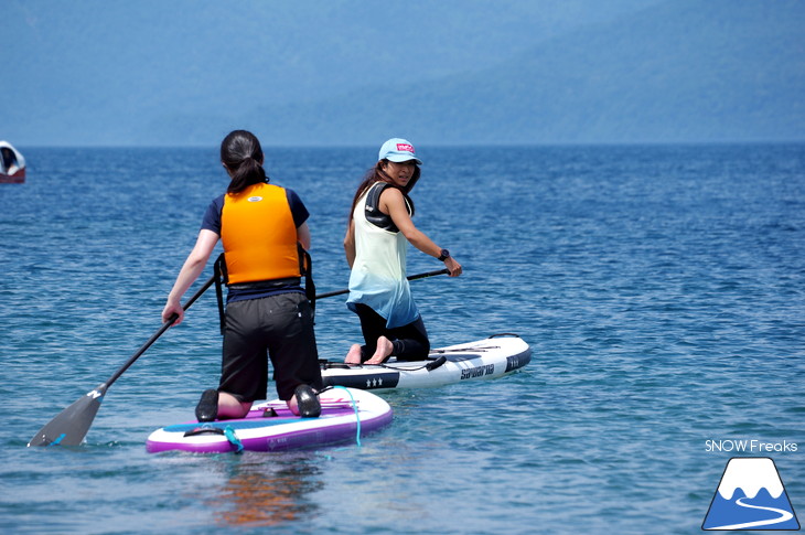 パドルクラブ 話題のアクティビティ『SUP』無料体験試乗会 in 支笏湖